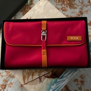 Boxed—Red TUMI Jewelry/Accessories Bag